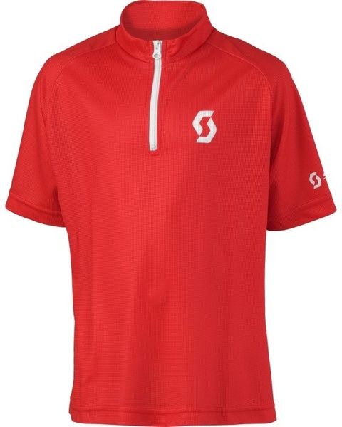 SCOTT Boys s/sl Shirt Red 218586