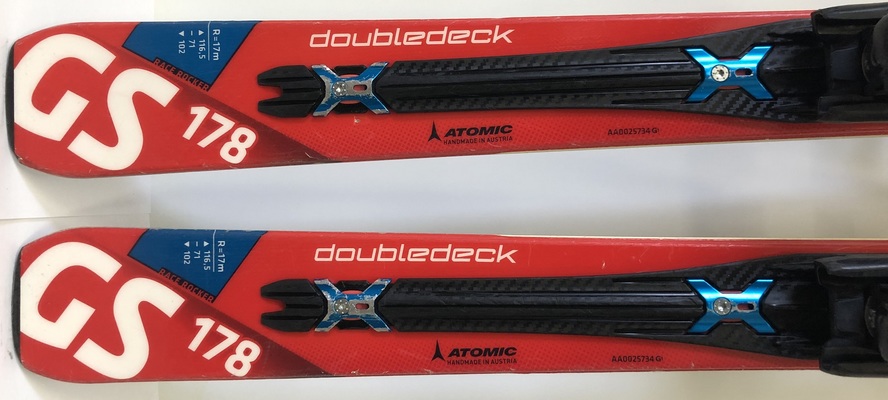 Atomic Redster Doubledeck 3.0 GS + X12 (testovací lyže 482)