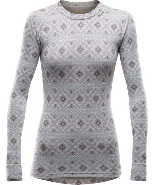 Dámské triko merino Devold Ona Woman Shirt Stone 285 226 684A