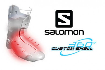 Salomon X PRO 100 Black/Safran/white 399357 