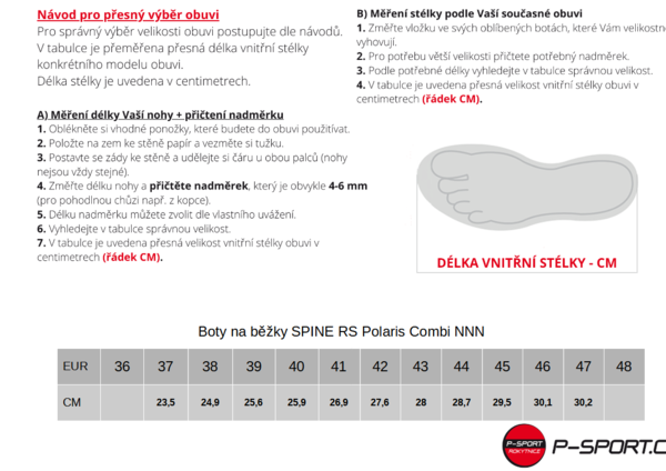 Boty na běžky SPINE RS Polaris Combi NNN 24/25