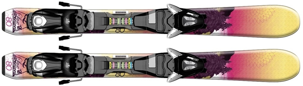 SALOMON Q- LUX JR + EZY 5 (testovací lyže 1824)