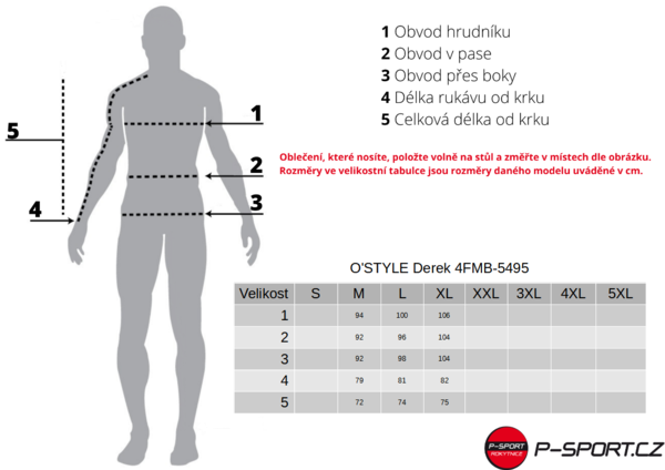 O'STYLE Derek Pánské funkční triko modré 4FMB-5495 22/23