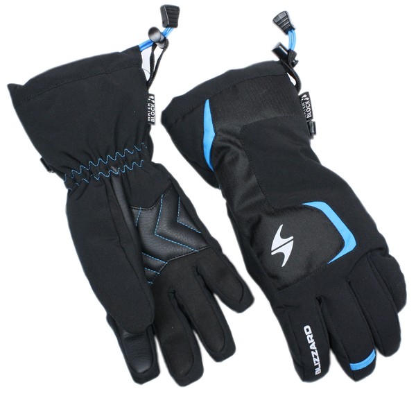 Rukavice Blizzard Reflex Junior Ski Gloves black/blue 190022 24/25