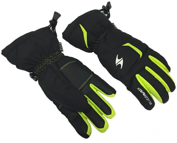 Rukavice Blizzard Reflex Junior Ski Gloves black/green 190020 24/25