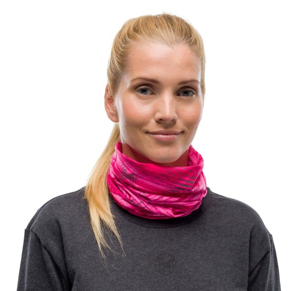 Nákrčník - Multifunkční šátek Original Buff Reflective Speed Pink 123416.538.10 24/25