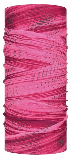 Nákrčník - Multifunkční šátek Original Buff Reflective Speed Pink 123416.538.10 24/25