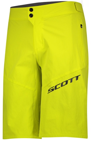 Pánské cyklistické šortky SCOTT Endurance M´s s vložkou Sulphur Yellow 280336