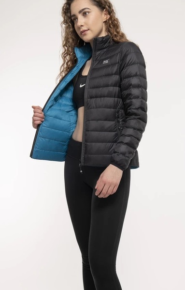 Dámská péřová bunda Mac In a Sac Polar Packable Women's Down Jacket Black Teal 24/25