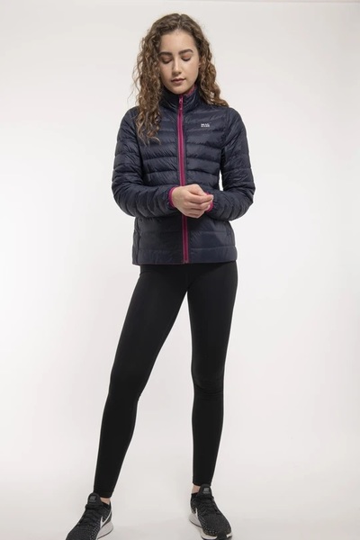 Dámská péřová bunda Mac In a Sac Polar Packable Women's Down Jacket Fuchsia Navy 24/25