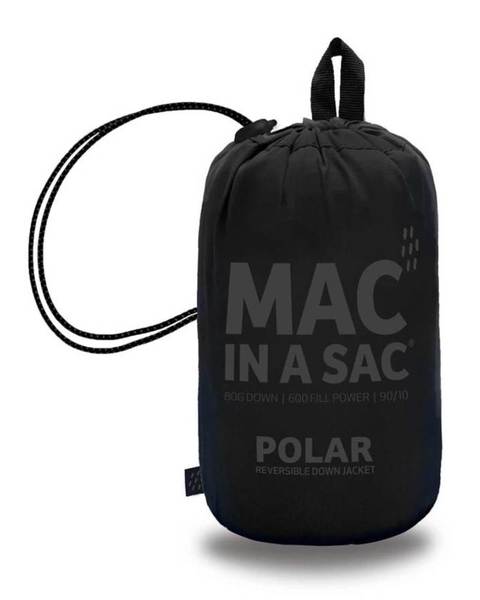 Pánská péřová bunda Mac In a Sac Polar Packable Men's Down Jacket Jet Black Charcoal 24/25