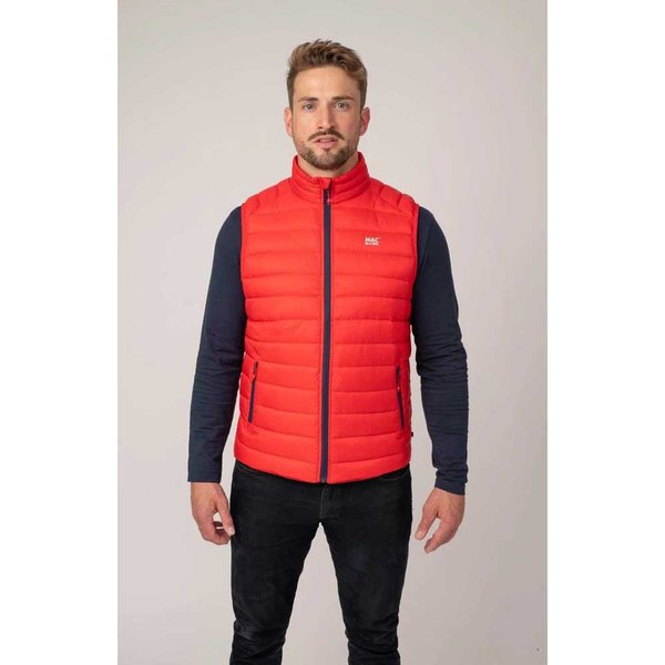 Pánská péřová vesta Mac In a Sac Alpine Packable Men's Down Gilet Red 24/25