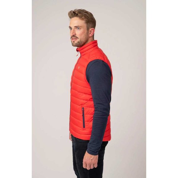 Pánská péřová vesta Mac In a Sac Alpine Packable Men's Down Gilet Red 24/25