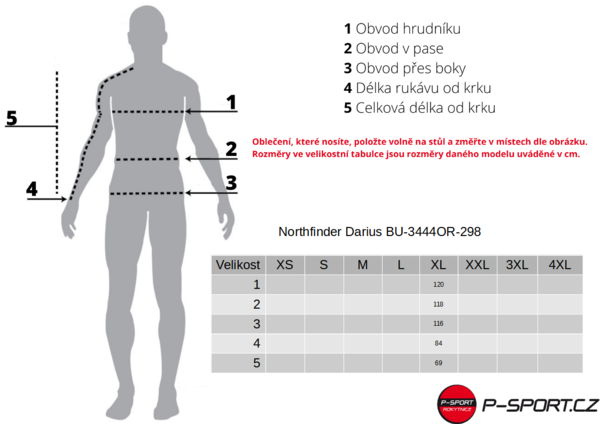 Pánská softshellová bunda Northfinder Darius BU-3444OR-298 24/25