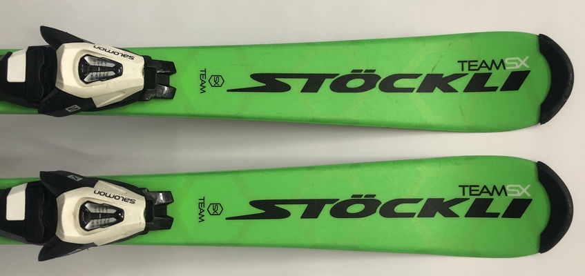 Dětské lyže Stöckli SX Team + C5 Green 110 cm (testovací lyže)