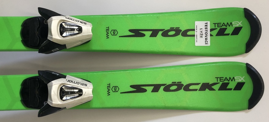 Dětské lyže Stöckli SX Team + C5 Green 90 cm (testovací lyže)