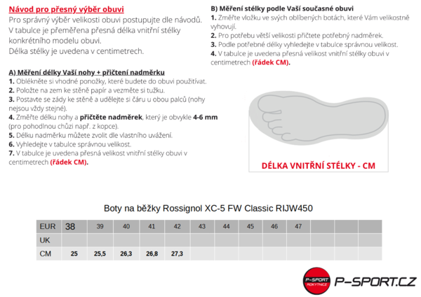 Boty na běžky Rossignol XC-5 FW Classic RIJW450 24/25