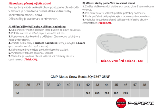 Zimní boty/Sněhule CMP Nietos Snow Boots 3Q47867-35NF 24/25