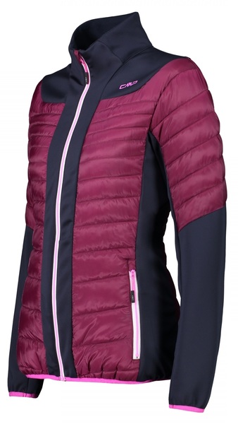 Dámská bunda CMP Campagnolo Woman Jacket Hybrid Primaloft 31Z2426-C910 Amaranto 23/24