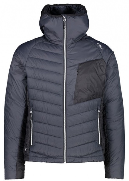 Pánská bunda CMP Campagnolo Man Jacket Fix Hood Primaloft 31Z2247-U423 Anthracite 23/24