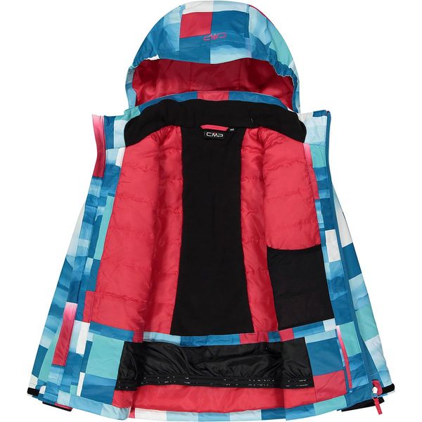 Dívčí lyžařská bunda CMP Campagnolo Kid Girl Snap Hood Jacket 39W2085-05ZH 23/24