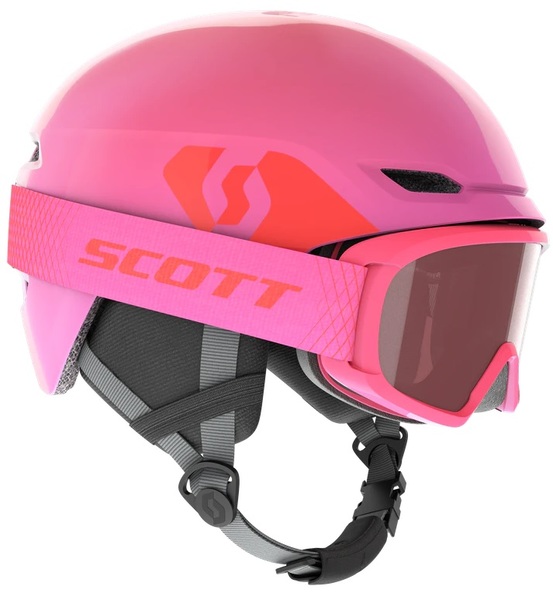 Set Helma Scott Combo Keeper 2 + Brýle Scott Jr Witty High Viz Pink 271766 