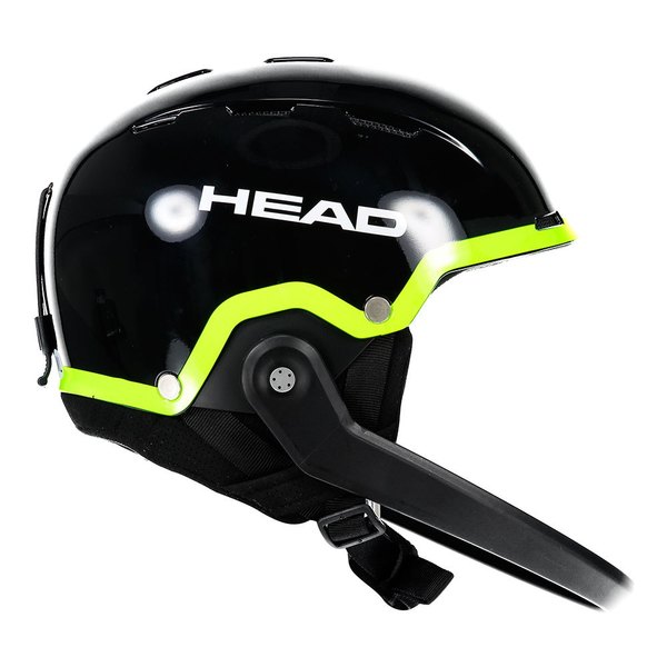 Helma Head Team SL + Chinguard 320407 Black/Lime