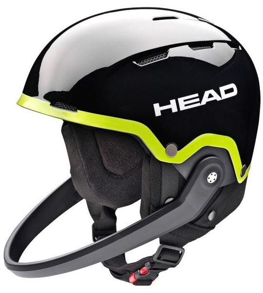 Helma Head Team SL + Chinguard 320407 Black/Lime