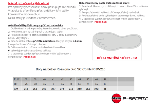 Boty na běžky Rossignol X-6 SC Combi RIJW210 23/24