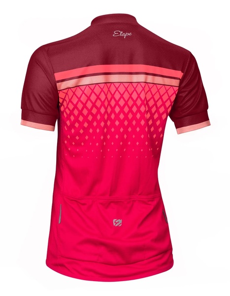 Dámský dres na kolo Etape Diamond Bordeaux/Ružová 2229322 24/25