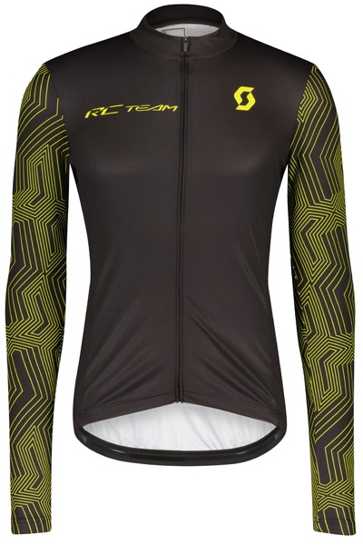 Dres na kolo Scott RC Team 10 LS Black/Sulphur Yellow 289406 