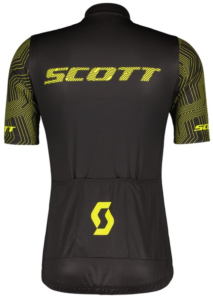 Dres na kolo Scott RC Team 10 SS Black/Sulphur Yellow 288691 