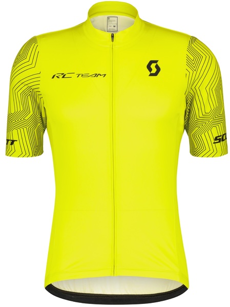 Dres na kolo Scott RC Team 10 SS Sulphur Yellow/Black 288691 