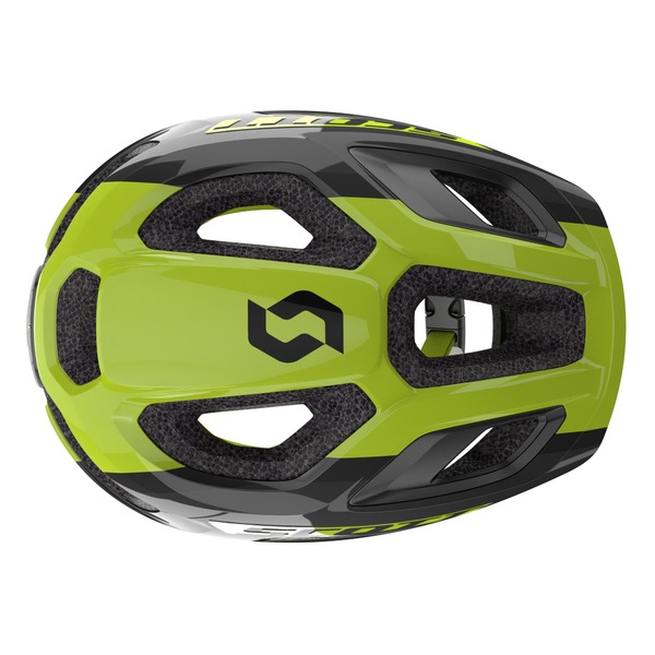 Dětská helma na kolo Scott Spunto Junior Black/Radium Yellow RC 275232 24/25