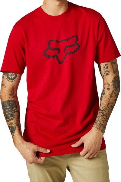 Triko Fox Legacy Fox Head Ss Tee Flame Red 28990-122 23/24