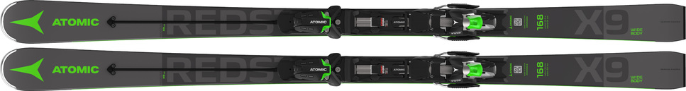 Sjezdové lyže Atomic Redster X9 WB AFI + X 12 GW Black/Green