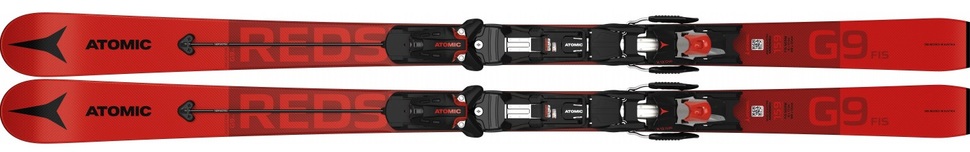 Závodní lyže Atomic Redster G9 FIS J + vázání X12 GW Black/Red