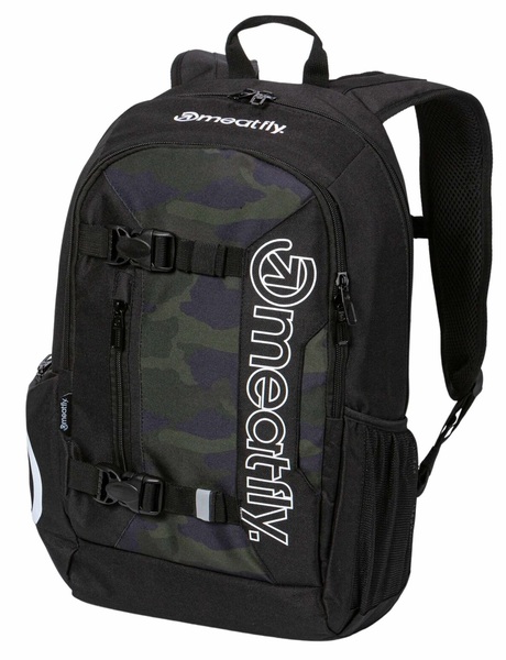 Školní batoh Meatfly Basejumper Rampage Camo/Black + penál zdarma 22 L 24/25