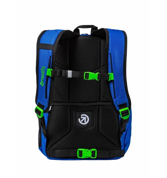 Školní batoh Meatfly Basejumper Royal Blue/Safety Green + penál zdarma 22 L 24/25