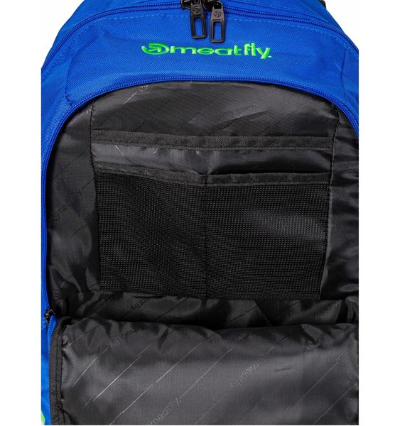 Školní batoh Meatfly Basejumper Royal Blue/Safety Green + penál zdarma 22 L 24/25