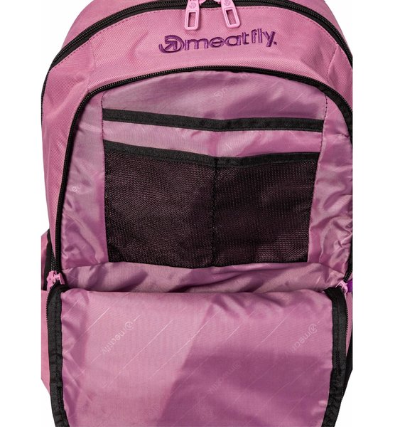 Školní batoh Meatfly Basejumper Dusty Rose/Plum + penál zdarma 22 L 24/25