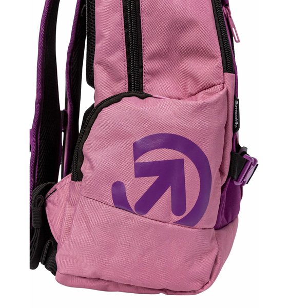 Školní batoh Meatfly Basejumper Dusty Rose/Plum + penál zdarma 22 L 24/25