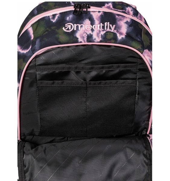 Školní batoh Meatfly Basejumper Storm Camo Pink + penál zdarma 22 L 24/25