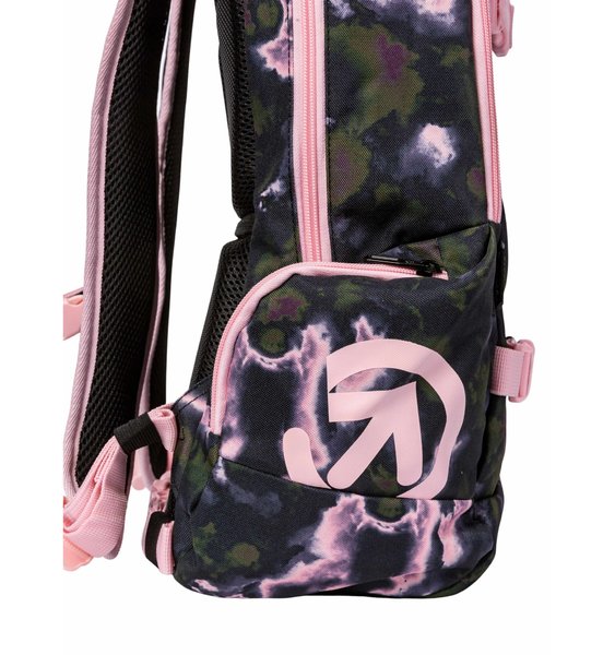 Školní batoh Meatfly Basejumper Storm Camo Pink + penál zdarma 22 L 24/25