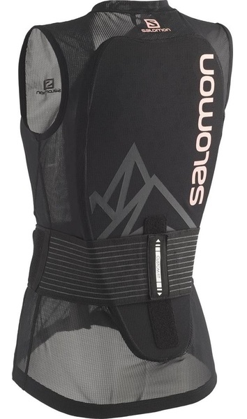 Dámský páteřák Salomon Flexcell Pro W Vest Black/Tropical Peach L41469600 24/25