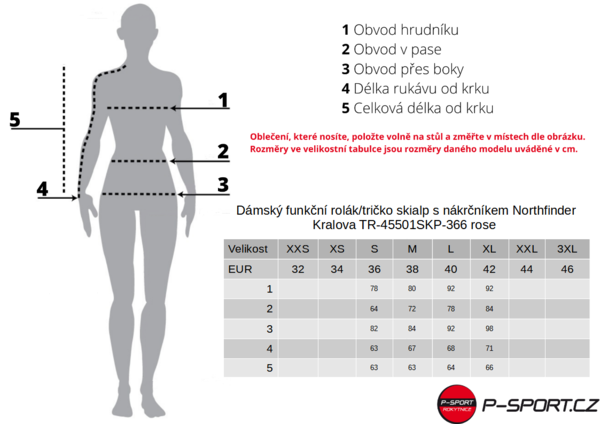 Dámský funkční rolák/tričko skialp s nákrčníkem Northfinder Kralova TR-45501SKP-366 rose 24/25