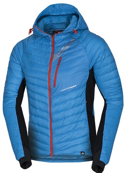 Pánská skialpinistická bunda Northfinder Budin Thermal Primaloft® BU-38081SKP-281 blue 23/24