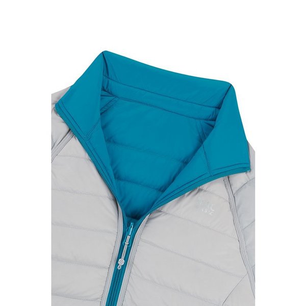 Dámská péřová bunda Mac In a Sac Polar Packable Women's Down Jacket Light Petrol/Soft Grey 24/25