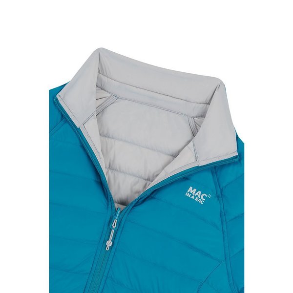 Dámská péřová bunda Mac In a Sac Polar Packable Women's Down Jacket Light Petrol/Soft Grey 24/25