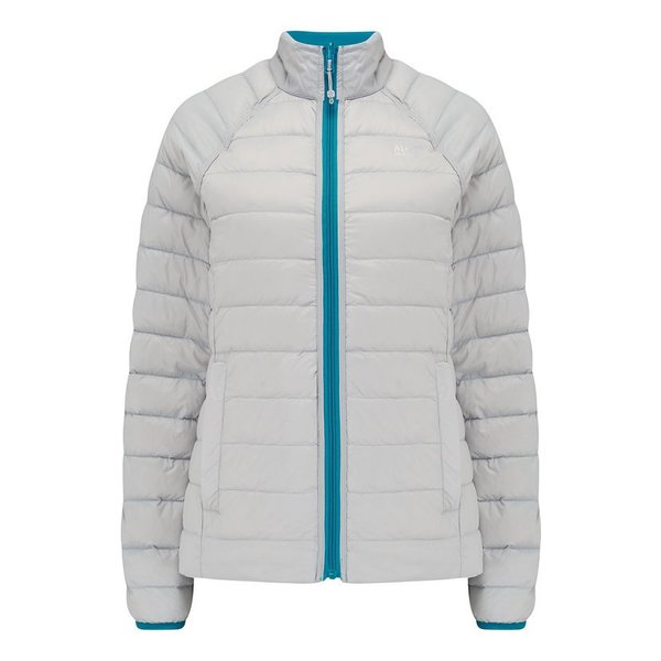 Dámská péřová bunda Mac In a Sac Polar Packable Women's Down Jacket Light Petrol/Soft Grey 24/25